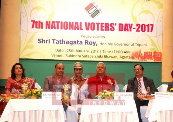 National Voters' Day : â€˜Modi Govt to adopt US Polling-Policy to minimize number of Elections : Single Election in 5 years will avoid excess politics in Indiaâ€™, says Tripura Governor 